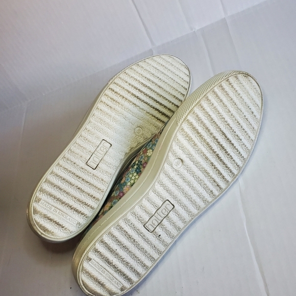 Hotter Comfort Concept Mabel Floral Low Sneaker Blue Tan Floral Shoe Size US 8.5 - Picture 7 of 10